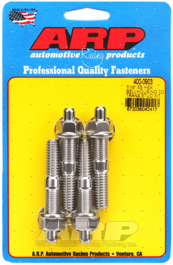 compare product ARP 7/16in SS hex bellhousing to trans stud kit