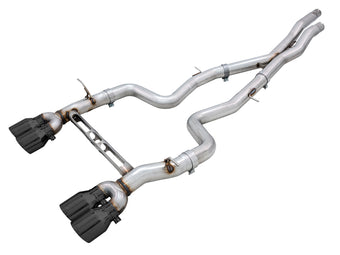 compare product AWE Tuning BMW F8X M3/M4 Track Edition Cat-Back Exhaust - Diamond Black Tips