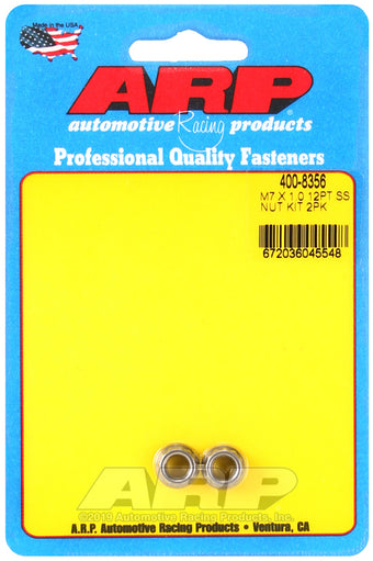 compare product ARP M7 X 1.00 (M9 wr) SS 12pt nut kit
