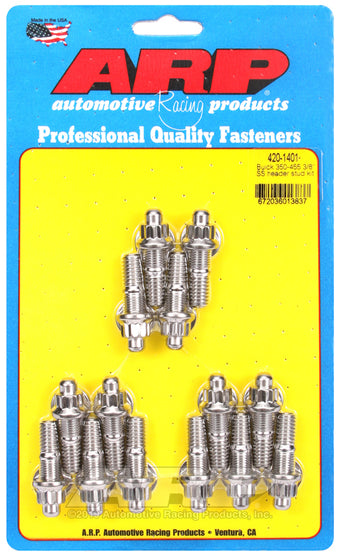 compare product ARP Buick 350-455 3/8in SS header stud kit