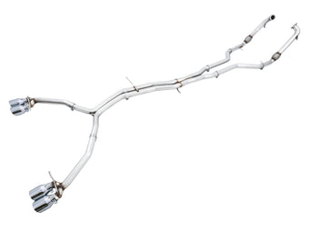 compare product AWE Tuning Audi B9 S5 Coupe 3.0T Track Edition Exhaust - Chrome Silver Tips (102mm)
