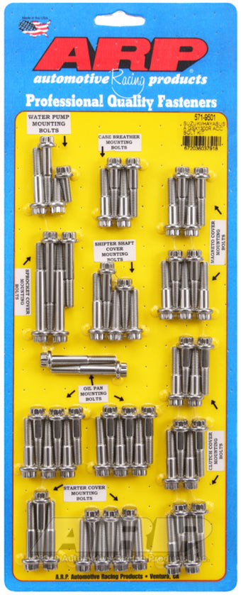compare product ARP Suzuki/Hayabusa GSX1300R SS 12pt Accessory Bolt Kit