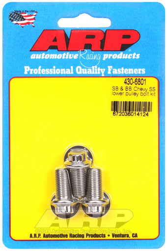 compare product ARP SB & BB Chevy SS Lower Pulley Bolt Kit