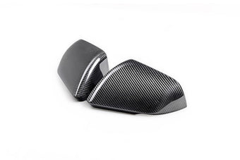 compare product Ford Racing 24-25 Mustang (w/Integrated Turn Signals) Carbon Fiber Mirror Skull Caps - Gloss