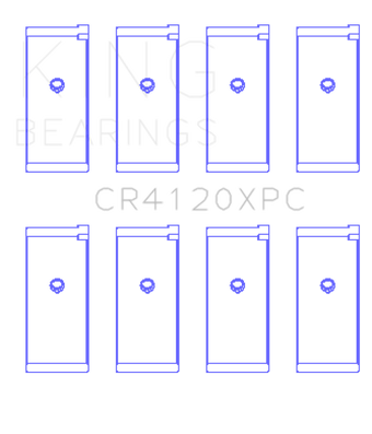 compare product King Engine Bearings 1992+ Mitsubishi 4G63/4G64 EVO I-IV (Size 0.25) Connecting Rod Bearing Set