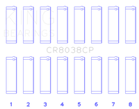 King Engine Bearings 03-09 Ford Powerstroke V8 6.0L Diesel (Size +.25mm) Connecting Rod Bearing Set