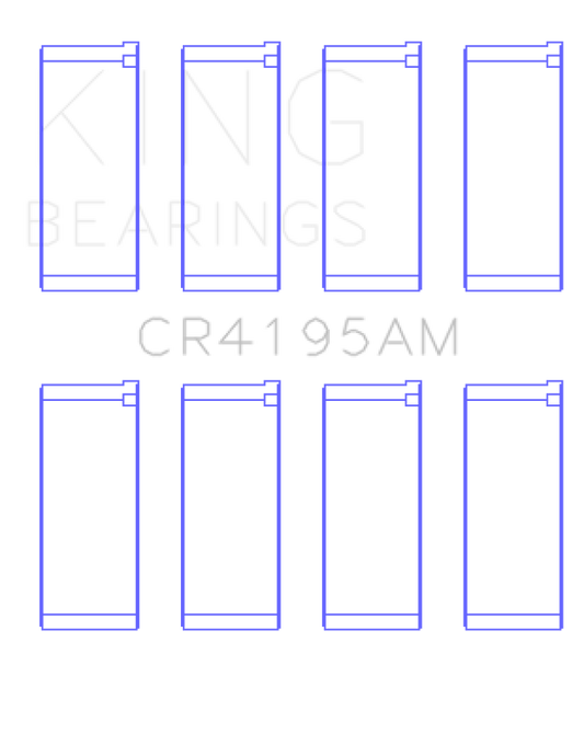 King Engine Bearings 95-02 Chrysler L4 2.0L/122 (Size +0.5) Rob Bearing Set