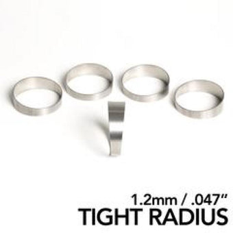 compare product Ticon Industries 3.5in 45 Degree 1D CLR 1mm/.039in Wall Titanium Pie Cuts - 5pk