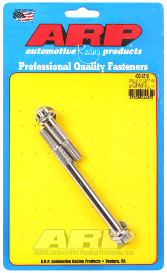compare product ARP GM M10 12pt SS 1.775/4.470in Starter Bolt Kit