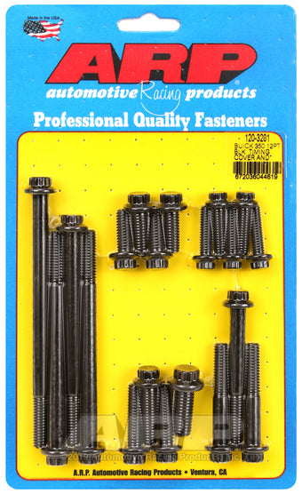 compare product ARP Buick 350 Timing Cover and Water Pump 12pt Bolt Kit
