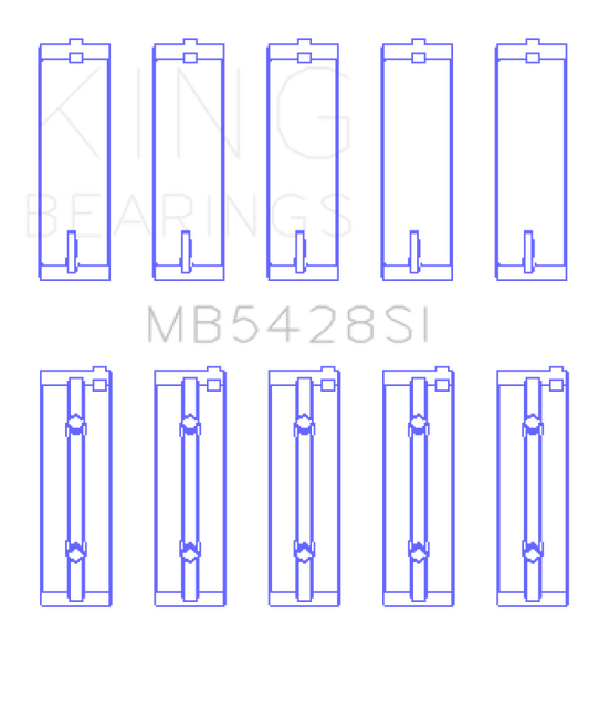 King Engine Bearings Honda R16A/ R18A 2006- Current Main Bearing Set