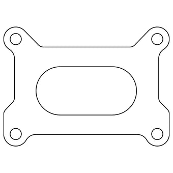 compare product Cometic Holley 2 Barrel 500 CFM .039in Fiber Carburetor Gasket - 3.640in x 1.750in - Open Plenum