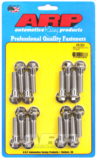 compare product ARP BB Chevy 502 SS Hex Intake Manifold Bolt Kit