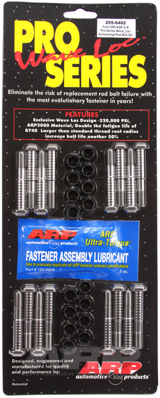 compare product ARP BB Ford 390-428 wave-loc rod bolt kit