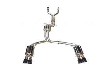 compare product AWE Tuning Audi C7 / C7.5 S6 4.0T Touring Edition Exhaust - Diamond Black Tips