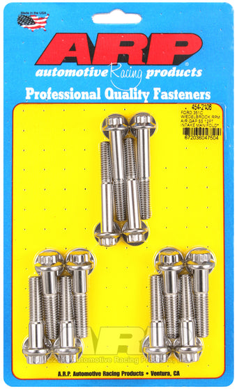 compare product ARP Ford 351C w/Edelbrock RPM Air Gap 12pt Intake Manifold Bolt Kit