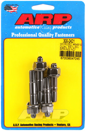 compare product ARP Moroso 64919 dual return spring no spacer plate pro series carb stud kit