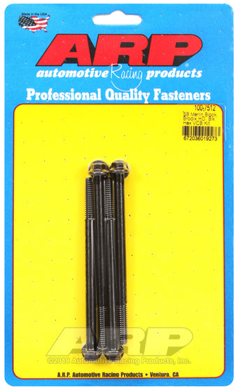 compare product ARP Merlin block, Brodix head SB  hex valve cover bolt kit
