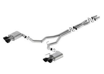 compare product Ford Racing 2024 Mustang Dark Horse 5.0L Extreme Active Cat-Back Exhaust - Black Tip