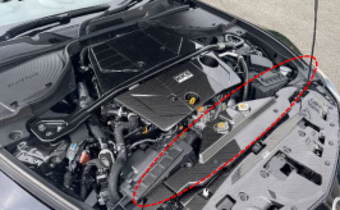 compare product HKS 2023 Nissan Z Dry Carbon Radiator Cover