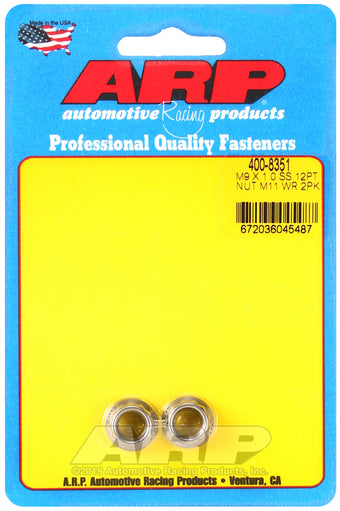 compare product ARP M9 X 1.00 (M11 wr) SS 12pt nut kit