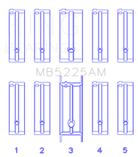 King Engine Bearings Mazda 626 F8 (Size +0.25mm) Main Bearing Set