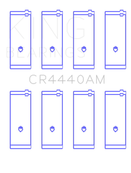 King Engine Bearings Ford 73HM 83HM 85HM Cosworth Yb (Size +0.75mm) Connecting Rod Bearing Set