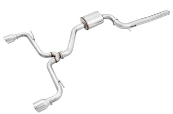 compare product AWE Tuning Volkswagen GTI MK7.5 2.0T Track Edition Exhaust w/Chrome Silver Tips 102mm