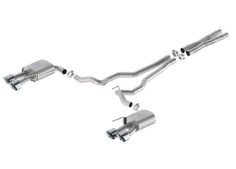 compare product Ford Racing 2024 Mustang 5.0L Sport Non-Active Cat-Back Exhaust w/Valance - Chrome Tip