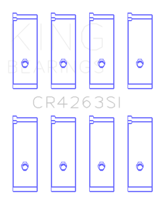 King Engine Bearings Toyota 1ZZ-FE (Size .50) Rod Bearing Set