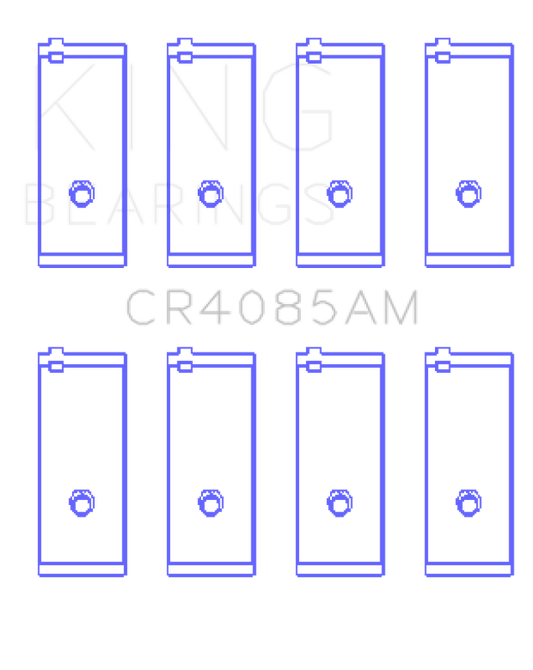 King Engine Bearings Toyota 2T/3T/3T-G/4T-G Connecting Rod Bearing Set - Size STD