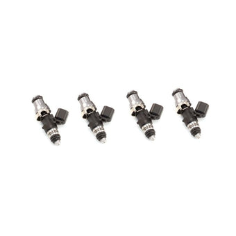 compare product Injector Dynamics 1050cc Injectors-48mm L/14mm Adaptor Top/2x8mm Lower O-Ring (SFC Rails) (Set of 4)