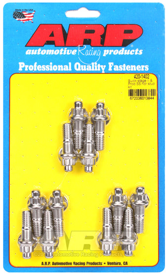 compare product ARP Buick Stage II & Prod SS header stud kit