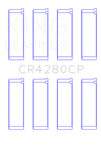 King Engine Bearings Subaru Ej20/Ej22/Ej25 (Incl. Turbo) (Size +0.50mm) Connecting Rod Bearing Set