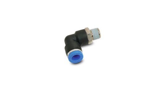 Vibrant Male Elbow Pneumatic Vacuum Fitting For 3/8in OD Tubing (3/8in NPT Thread)