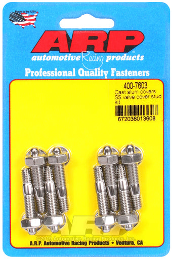 compare product ARP Cast Aluminum Covers 1/4in SS Hex Valve Cover Stud Kit