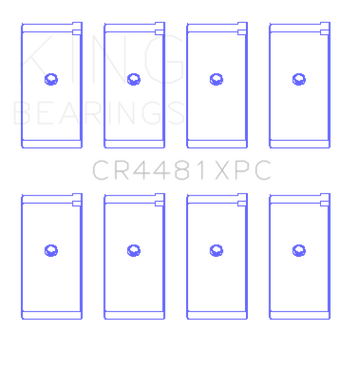 compare product King Mitsubishi 4G63 / 4G64 6 Bolt 1st Gen DSM (Size STD) pMaxKote Performance Rod Bearing Set