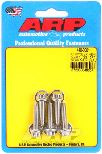compare product ARP Chrysler Hemi 5.7/6.1L SS 12pt Rear Main Seal Plate Bolt Kit