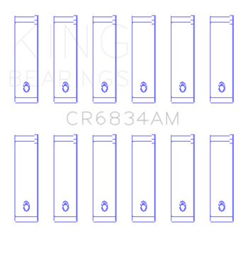 compare product King Engine Bearings Chrysler 3.3/3.8 V6 +.002 Os/Od (Size +0.50mm) Connecting Rod Bearing Set