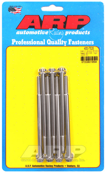 compare product ARP Merlin block, Brodix head BB 12pt valve cover bolt kit