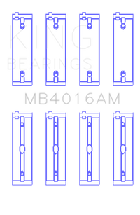 King Engine Bearings Mitsubishi 181CI 3.0L 6G72 V6 Main Bearing Set - Size STD