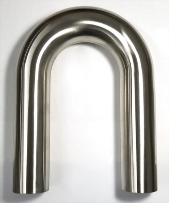 compare product Stainless Bros 2.50in Diameter 1.5D / 3.75in CLR 180 Degree Bend 6in Leg / 6in Leg Mandrel Bend