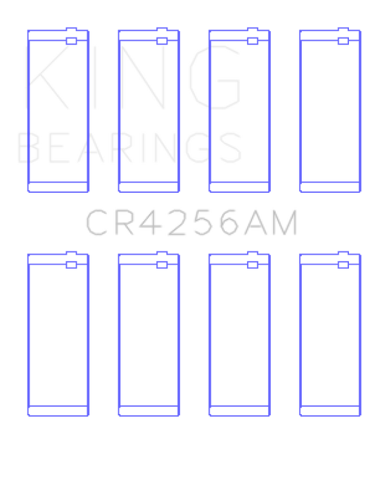 King Chrysler 148/148 Turbo DOHC 16V/Jeep 148 DOHC 16V Rod Bearing Set - Size +0.25mm