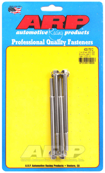 compare product ARP Merlin block, Brodix head SB  hex valve cover bolt kit