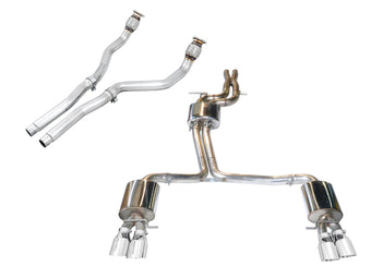 compare product AWE Tuning Audi B8 / B8.5 S5 Cabrio Touring Edition Exhaust - Non-Resonated - Chrome Silver Tips