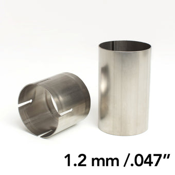 compare product Ticon Industries Male / Female 3.5in Titanium Slip Fit Connector 1.2mm/.047in Wall Thickness Set