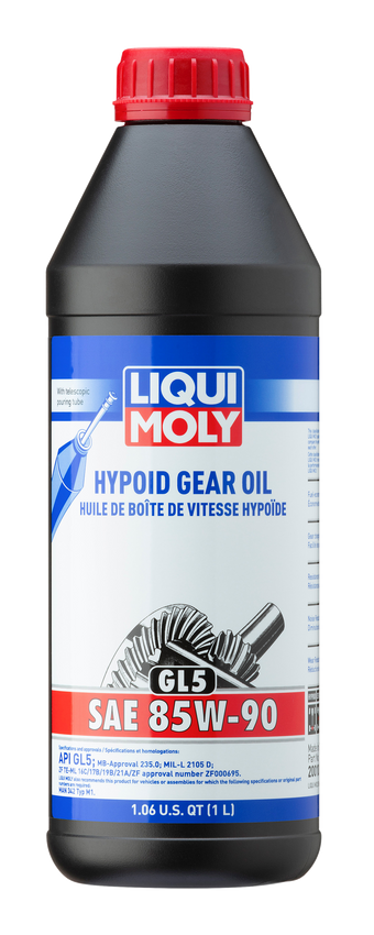 compare product LIQUI MOLY 1L Hypoid Gear Oil (GL5) SAE 85W90