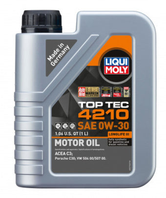 compare product LIQUI MOLY 1L Top Tec 4210 Motor Oil SAE 0W30