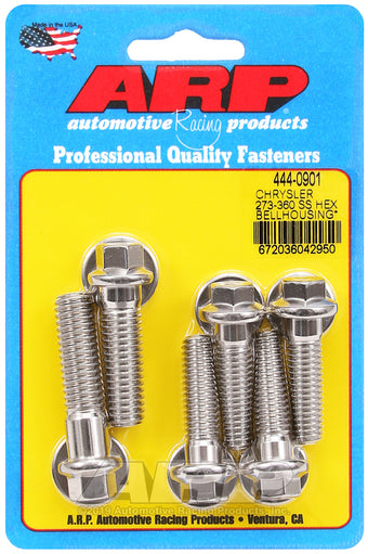 compare product ARP Chrysler 273-360 wedge SS hex bellhousing bolt kit