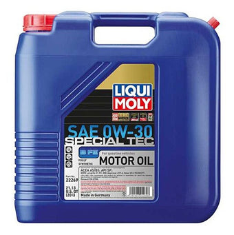 compare product LIQUI MOLY 20L Special Tec B FE Motor Oil SAE 0W30